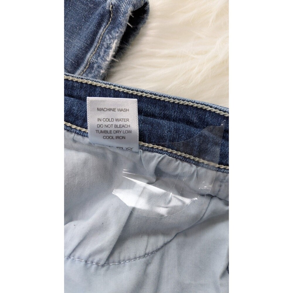 Judy Blue Jeans Womens 13/31 Skinny Capri Fit Distressed Raw Fray Hem Casual Y2K - Picture 10 of 11